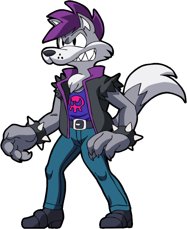 Character Punk Wolf